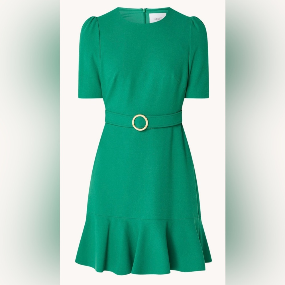 LK BENNETT Dr Eliza Dress in Green Size 14 US New With Tags - Picture 7 of 11